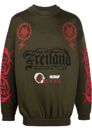 VETEMENTS Maybe Mental jumper - Green