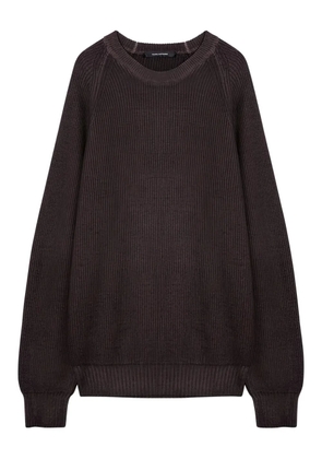 Tagliatore wool jumper - Brown