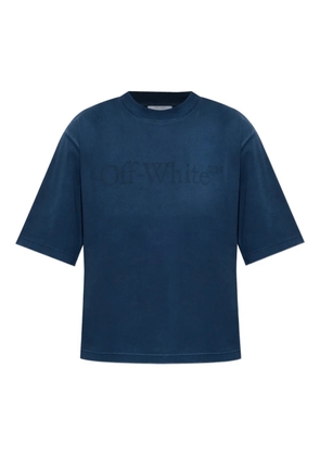 Off-White logo-print T-shirt - Blue