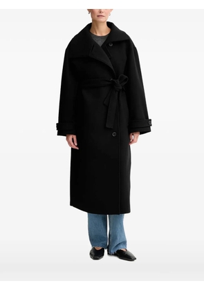 Marc O'Polo tie-waist coat - Black