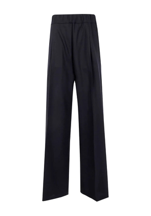 Semicouture pleat-detail trousers - Black