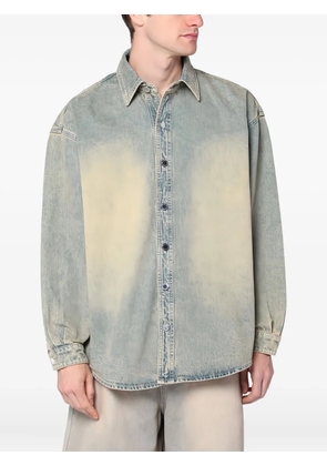 NEW AMSTERDAM washed-effect denim shirt - Neutrals
