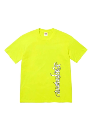 Supreme Satan graphic T-shirt - Yellow