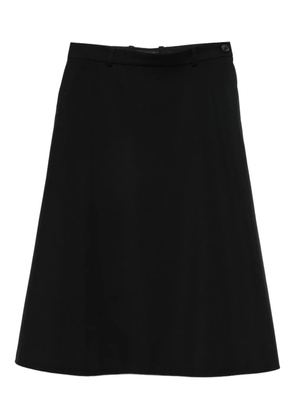 Balenciaga buttoned wool skirt - Black