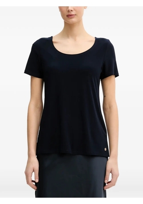 Joseph Ribkoff button short-sleeve top - Blue