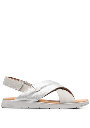 Geox Dandra leather sandals - Grey