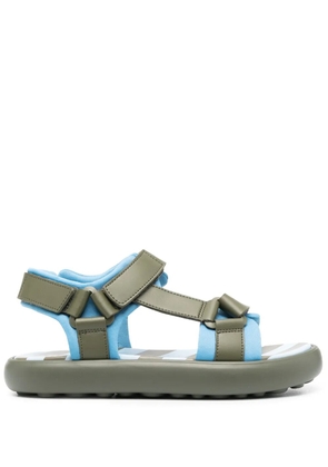 Camper two-tone touch-strap sandals - Green