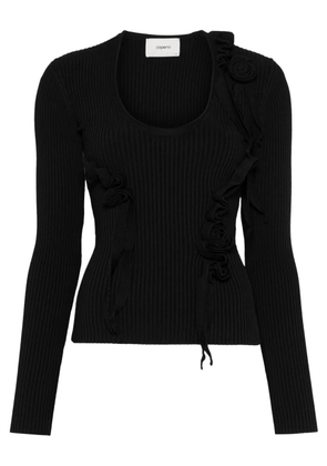 Coperni scoop-neck top - Black
