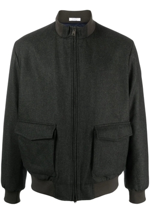 Boglioli virgin wool bomber jacket - Green