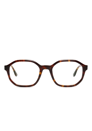Peter And May Lt22 Isabelle geometric-frame glasses - Brown