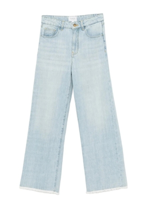 Giambattista Valli logo-button jeans - Blue
