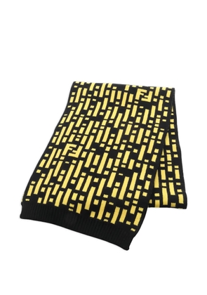 Fendi Pre-Owned 10s patterned scarf - Black