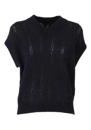 Filippo De Laurentiis V-neck vest - Blue