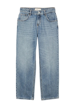 Blumarine whisker-effect jeans - Blue