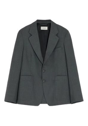 LEMAIRE tailored twill blazer - Grey