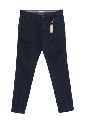 Manuel Ritz pleated twill chino trousers - Blue