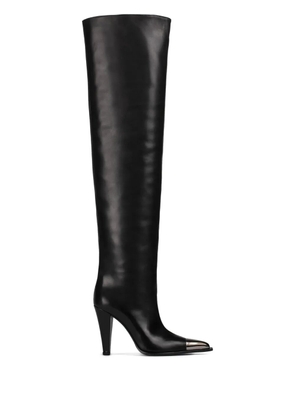 Le Silla 110mmTess metallic-toe boots - Black