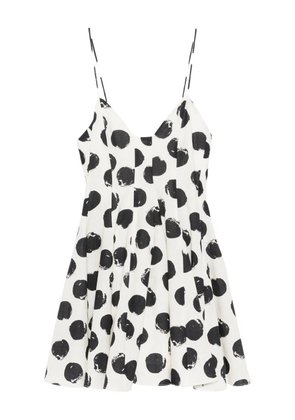 Bambah polka-dot mini dress - Neutrals