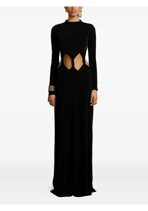 ARCINA ORI Gisella cut-outs maxi dress - Black