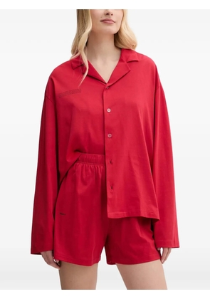 Pangaia long-sleeves nightwear set - Red
