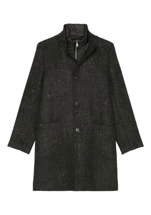 Marc O'Polo textured-button coat - Black