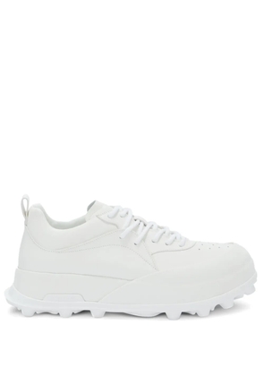 Jil Sander chunky panelled leather sneakers - White