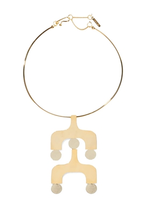 Osklen dual-tone necklace - Gold