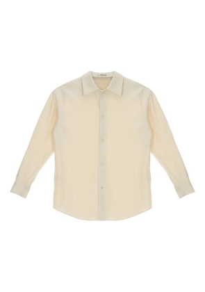 Auralee wool shirt - Neutrals