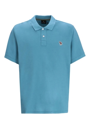 PS Paul Smith Zebra-patch polo shirt - Blue
