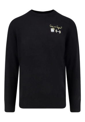 MC2 Saint Barth embroidered-motif sweater - Black