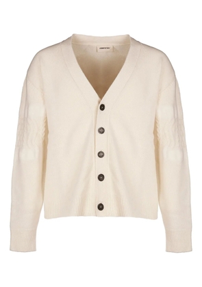 atomo factory cable-knit cardigan - Neutrals