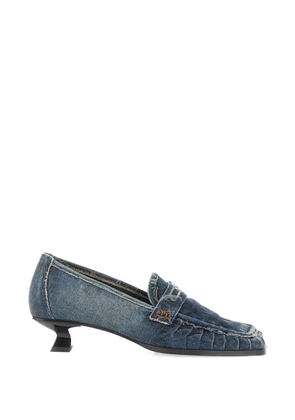 Diesel D-Amber logo-embellishment pumps - Blue