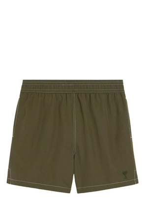 AMI Paris Ami de Coeur swim shorts - Green