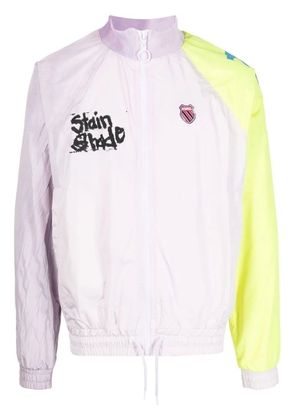 Stain Shade K-Swiss tie-dye zip-up jacket - Purple