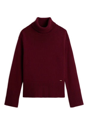 Woolrich turtleneck ribbed sweater - Red