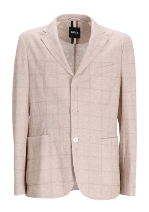 BOSS checked blazer - Neutrals