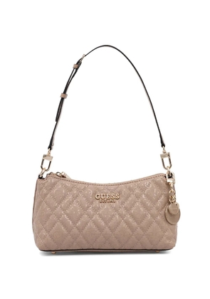 GUESS USA logo-detail shoulder bag - Neutrals