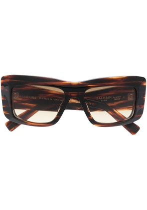 Balmain Eyewear Envie square-frame sunglasses - Brown