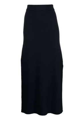 Altuzarra high-waisted knitted midi skirt - Blue