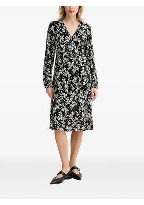 Marc O'Polo V-neck midi dress - Black