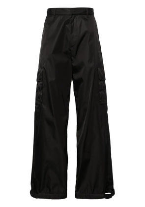 Off-White wide-leg cargo trousers - Black