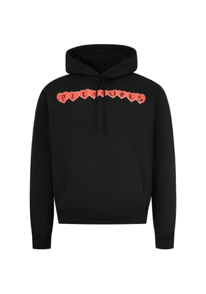 Pleasures graphic-print hoodie - Black