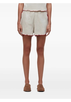 Osklen contrasting-trim shorts - Neutrals
