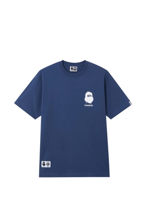 FINGERCROXX crew-neck graphic T-shirt - Blue
