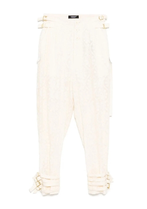 Undercover embroidered trousers - Neutrals