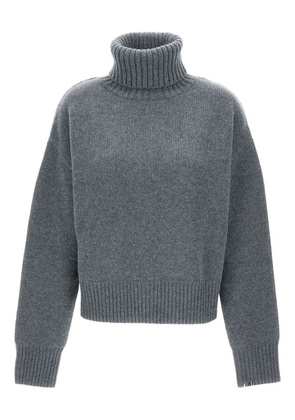 extreme cashmere roll-neck cashmere sweater - Grey