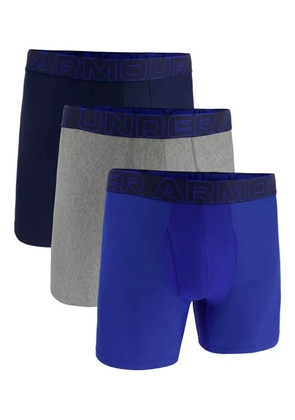 Under Armour logo-waistband boxers (pack of three) - Blue