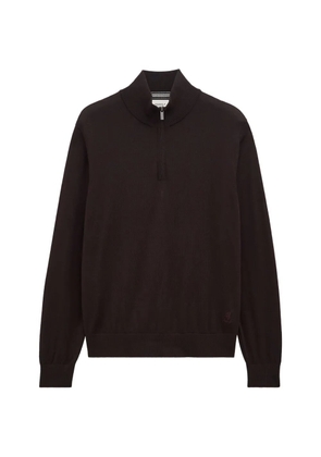 Pringle of Scotland quarter-zip merino wool sweater - Brown