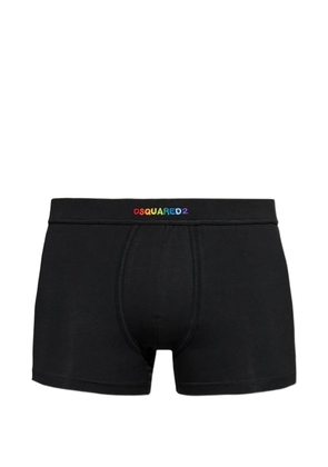 DSQUARED2 logo-embroidered boxers - Black
