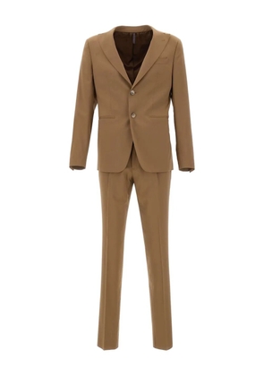 Santaniello wool suit - Brown